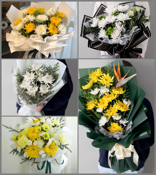 广东清远市连州市连州镇半岭村白事花束代送